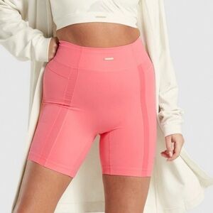 whitney simmons X gymshark shorts peony pink size S
